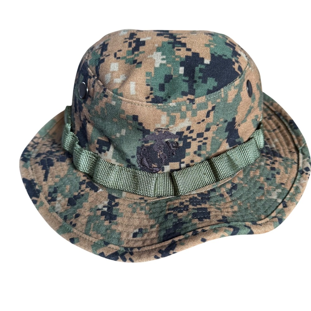 USMC Marine Corps Boonie Hat Cover‎ Small Woodland MARPAT Bucket Military